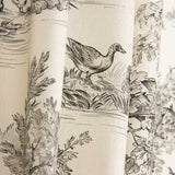 Canvas Toile De Jouy Weißer Hintergrund - Ribes y Casals
