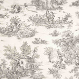 Canvas Toile De Jouy Weißer Hintergrund - Ribes y Casals
