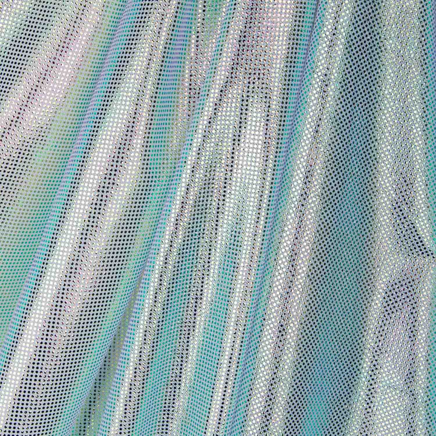 Holografie Elastischer Tüll Weiß - Ribes y Casals