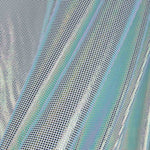 Holografie Elastischer Tüll Weiß - Ribes y Casals