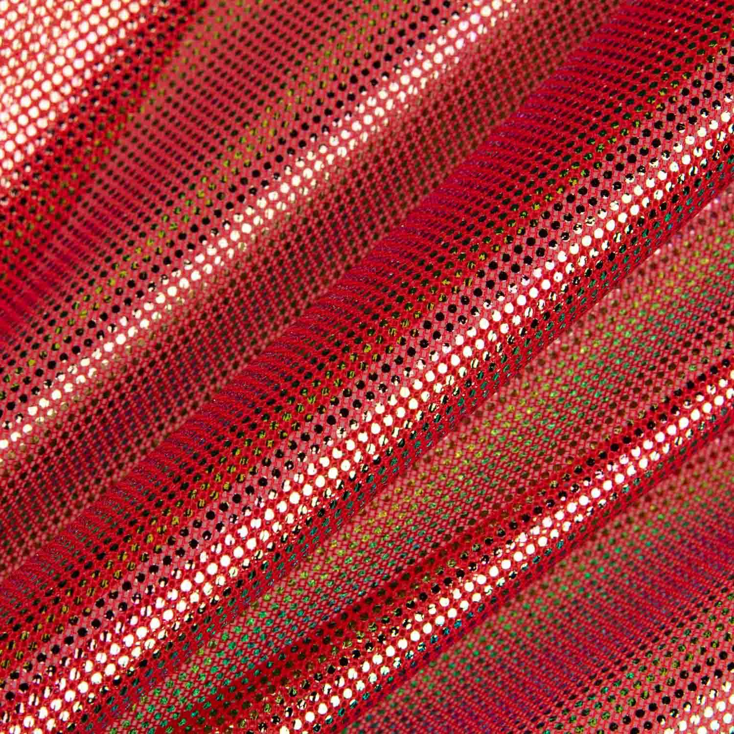 Elastischer Tüll Hologramm Koralle - Ribes y Casals