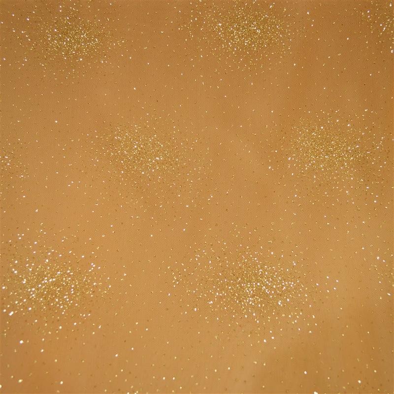 Beige glitzernder elastischer Tüll - Ribes y Casals