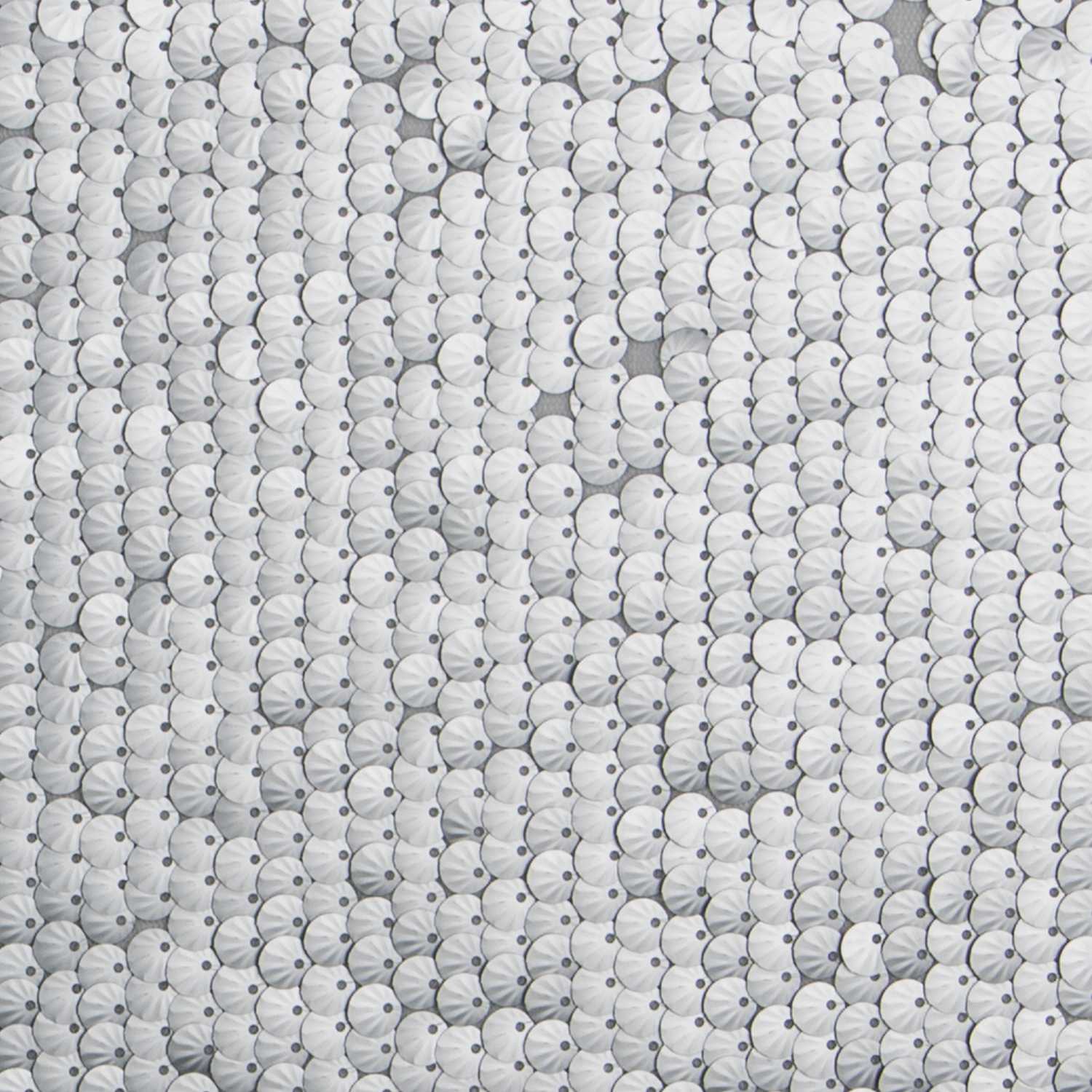 Tüll Pailletten Muschel Silber - Ribes y Casals