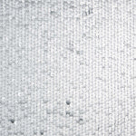 Tüll Pailletten Muschel Silber - Ribes y Casals