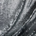 Tüll Pailletten Muschel Silber - Ribes y Casals