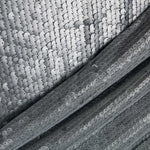 Tüll Pailletten Muschel Silber - Ribes y Casals