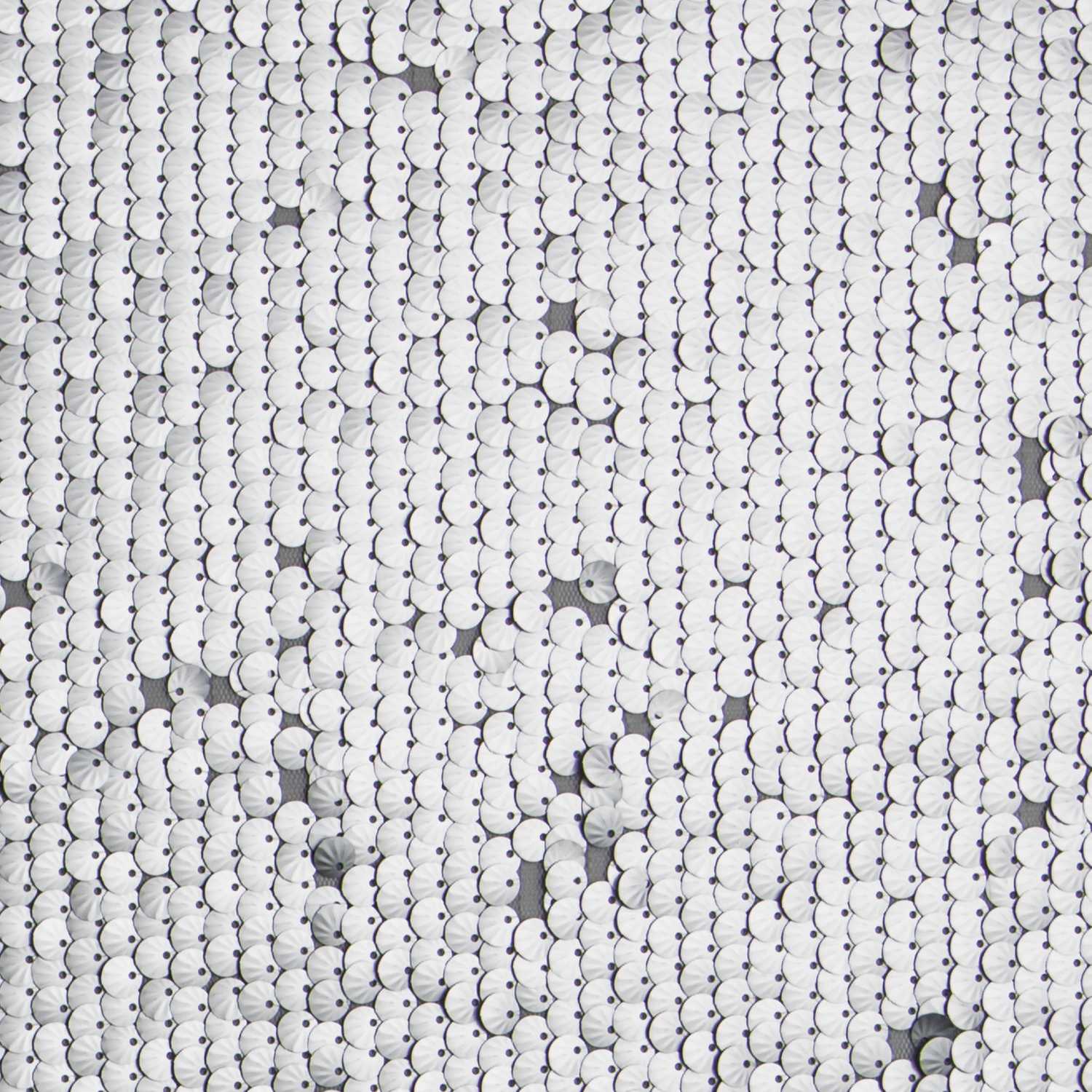 Tüll Pailletten Muschel Silber - Ribes y Casals