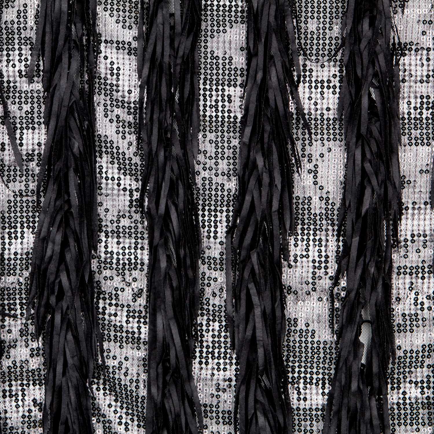 Tüll Pailletten Fransen Schwarz - Ribes y Casals