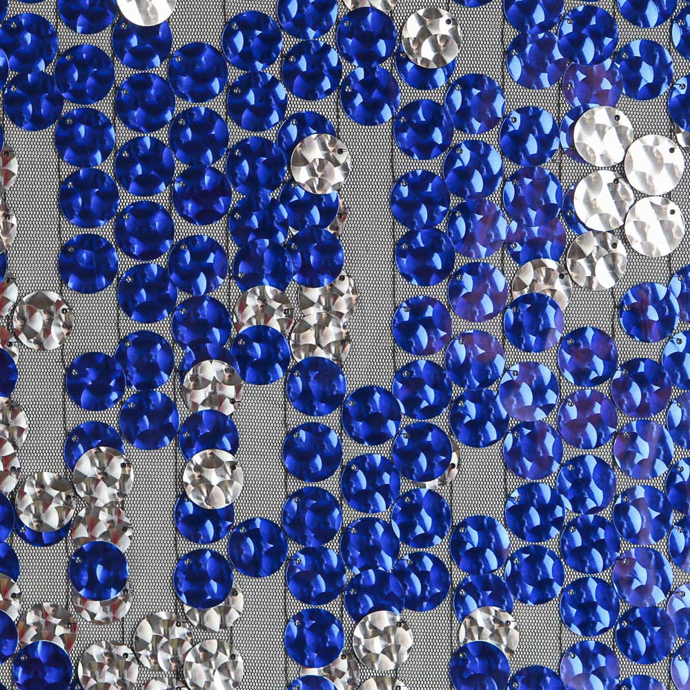 Tüll Pailletten Blau Medaille - Ribes y Casals