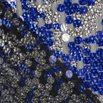 Tüll Pailletten Blau Medaille - Ribes y Casals
