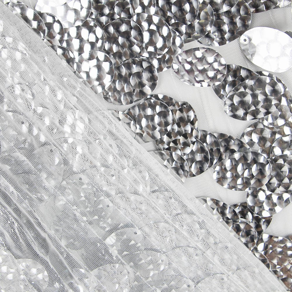 Tüll Pailletten Silber Medaille - Ribes y Casals