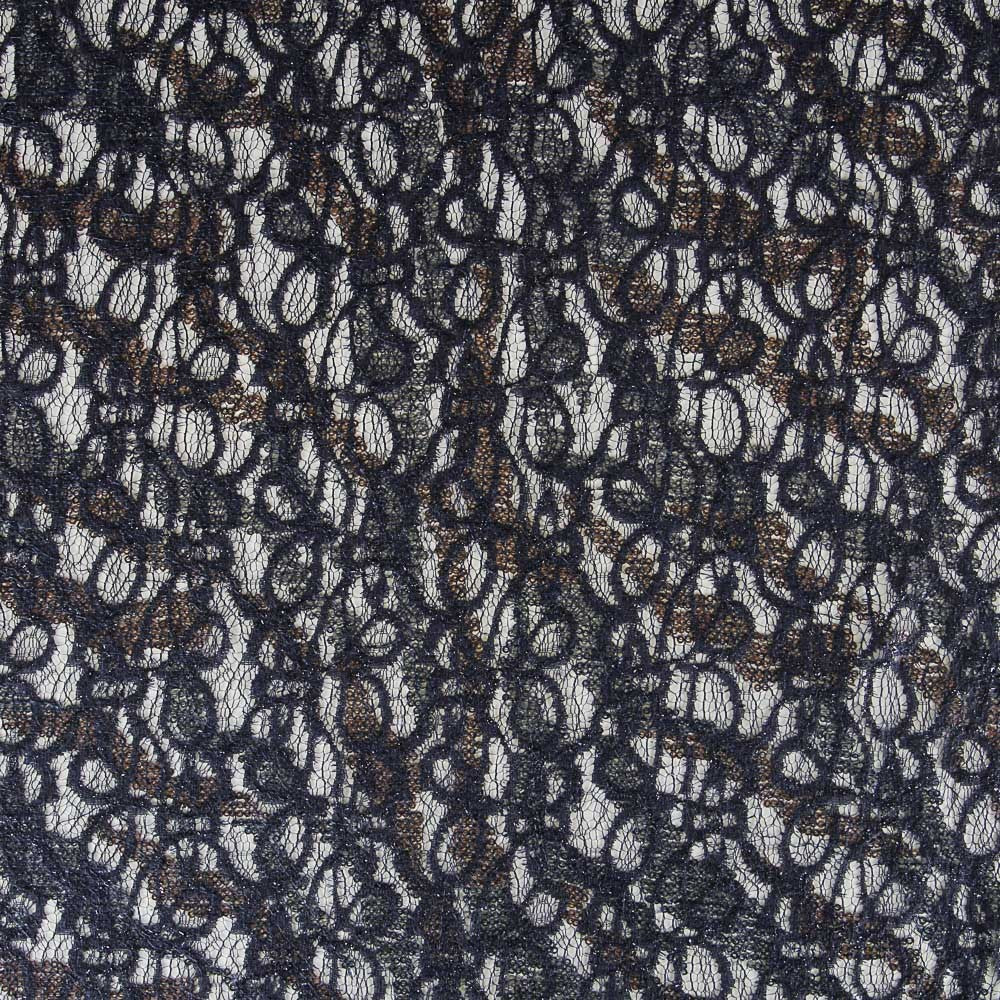 Tüll Pailletten Schleifen Marine - Ribes y Casals