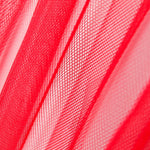 Roter morbider Tüll, 3 Meter breit - Ribes y Casals