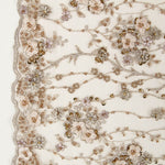 Tüll Strass bestickt Floral Vergoldet - Ribes y Casals