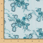 Aqua Stickerei Tüll - Ribes y Casals