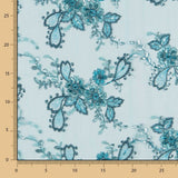 Aqua Stickerei Tüll - Ribes y Casals