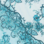 Aqua Stickerei Tüll - Ribes y Casals