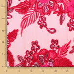 Erdbeerblume Fantasy Stickerei Tüll - Ribes y Casals