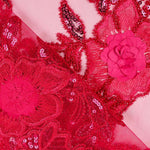 Erdbeerblume Fantasy Stickerei Tüll - Ribes y Casals