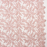 Nude Pink Blumenstickerei Tüll - Ribes y Casals