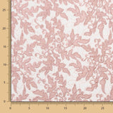 Nude Pink Blumenstickerei Tüll - Ribes y Casals