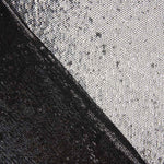 Glänzender Tüll Pailletten Silber Schwarz - Ribes y Casals