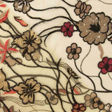 Tüll Pailletten Blume Beige - Ribes y Casals