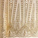 Tüll Pailletten Lycra Cher Gold - Ribes y Casals