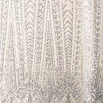 Tüll Pailletten Lycra Cher Silber - Ribes y Casals