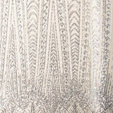Tüll Pailletten Lycra Cher Silber - Ribes y Casals