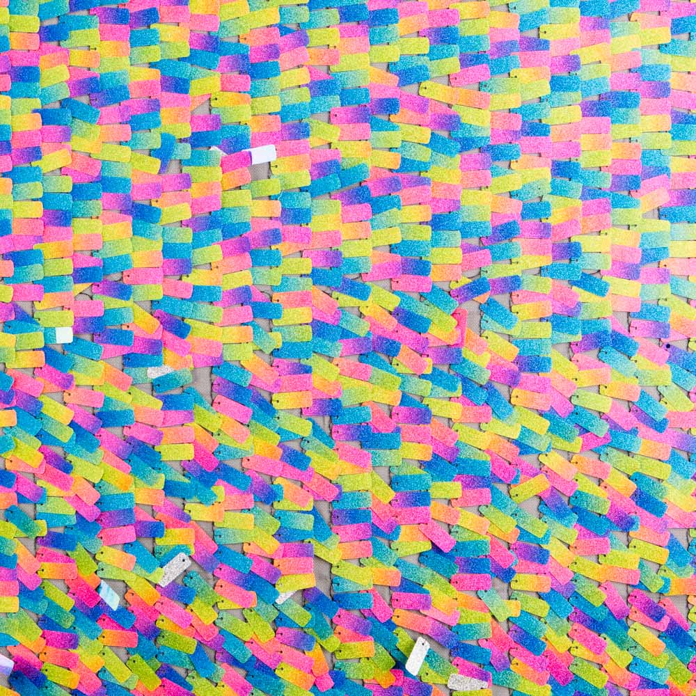 Tüll Rechteckig Pailletten Farben - Ribes y Casals