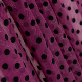 Orchidee Beflockter Lycra Tüll - Ribes y Casals