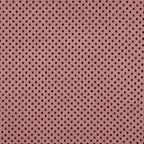 Beflockter Lycra-Tüll Rhabarber-Rosa - Ribes y Casals