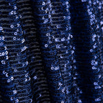 Tüll-Lycra-Pailletten Mitternachtsblau - Ribes y Casals