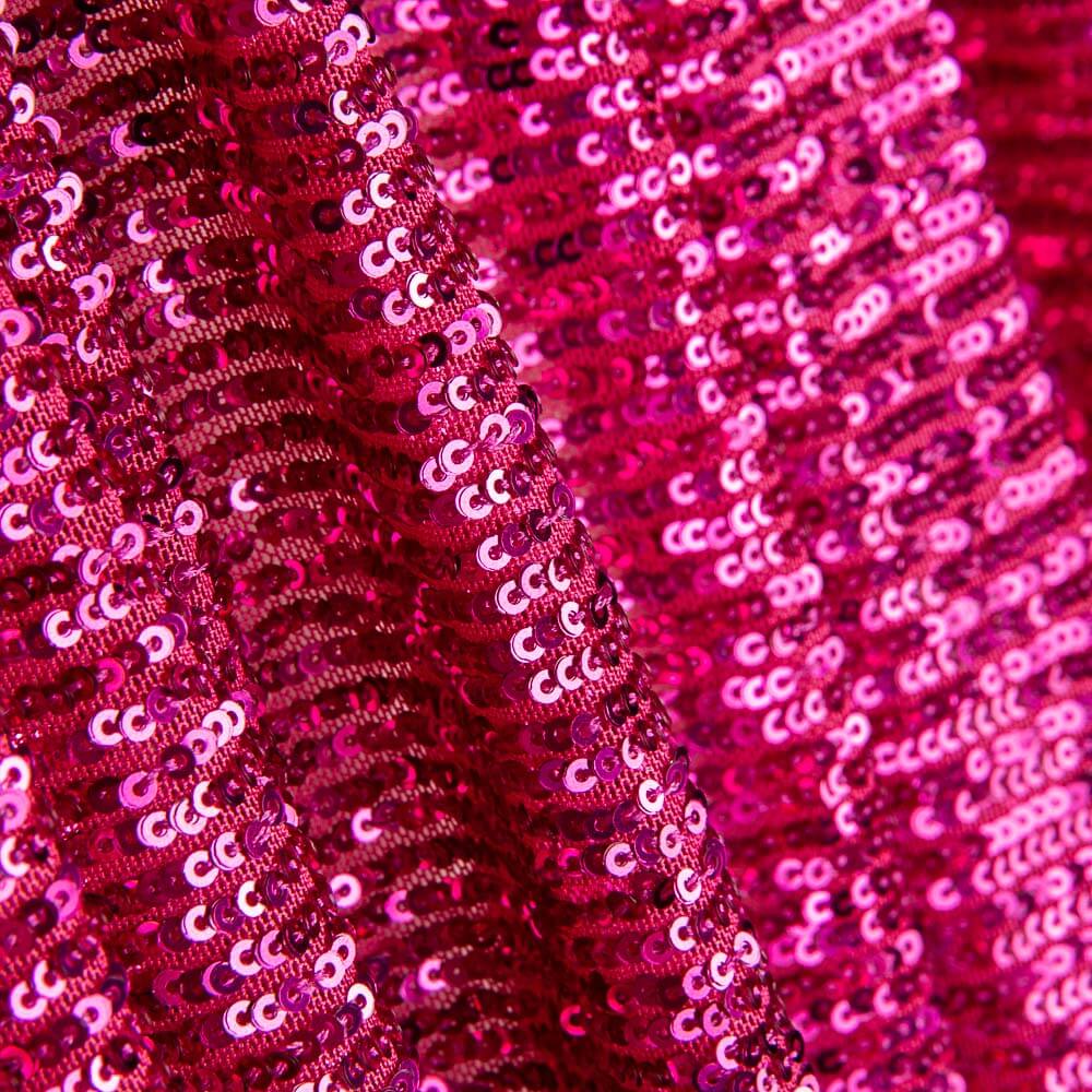 Tüll Lycra Pailletten Rosa Barbie - Ribes y Casals
