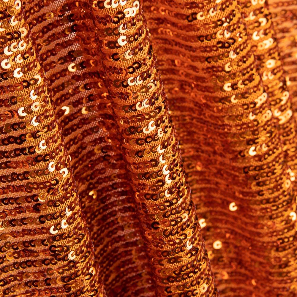 Tüll-Lycra Lentejuela Orange - Ribes y Casals