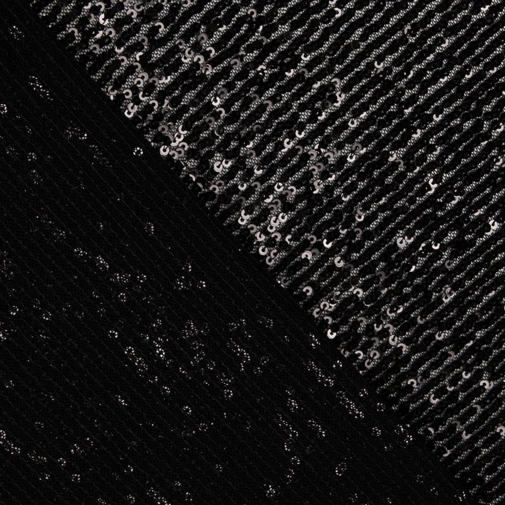 Tüll Lycra Pailletten Schwarz - Ribes y Casals