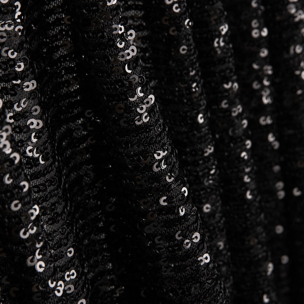 Tüll Lycra Pailletten Schwarz - Ribes y Casals