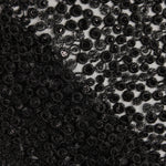 Schwarze Paillettenstickerei Blume - Ribes y Casals