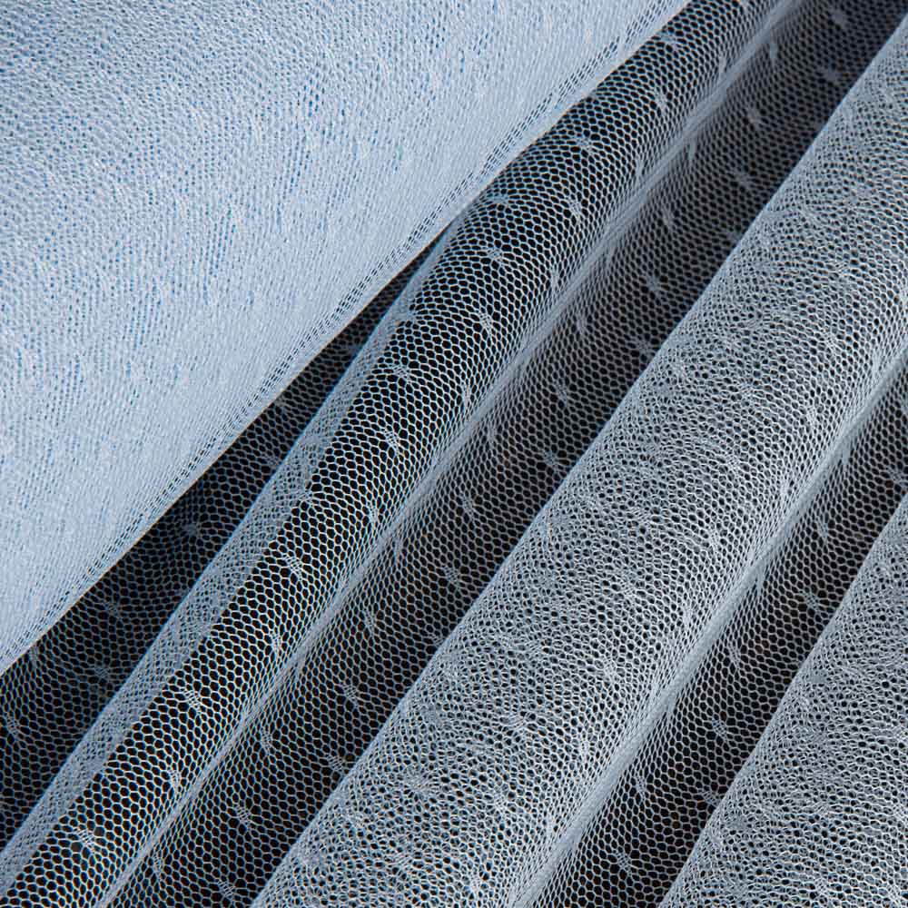 Tüll Plumeti Teardrop Hellblau - Ribes y Casals