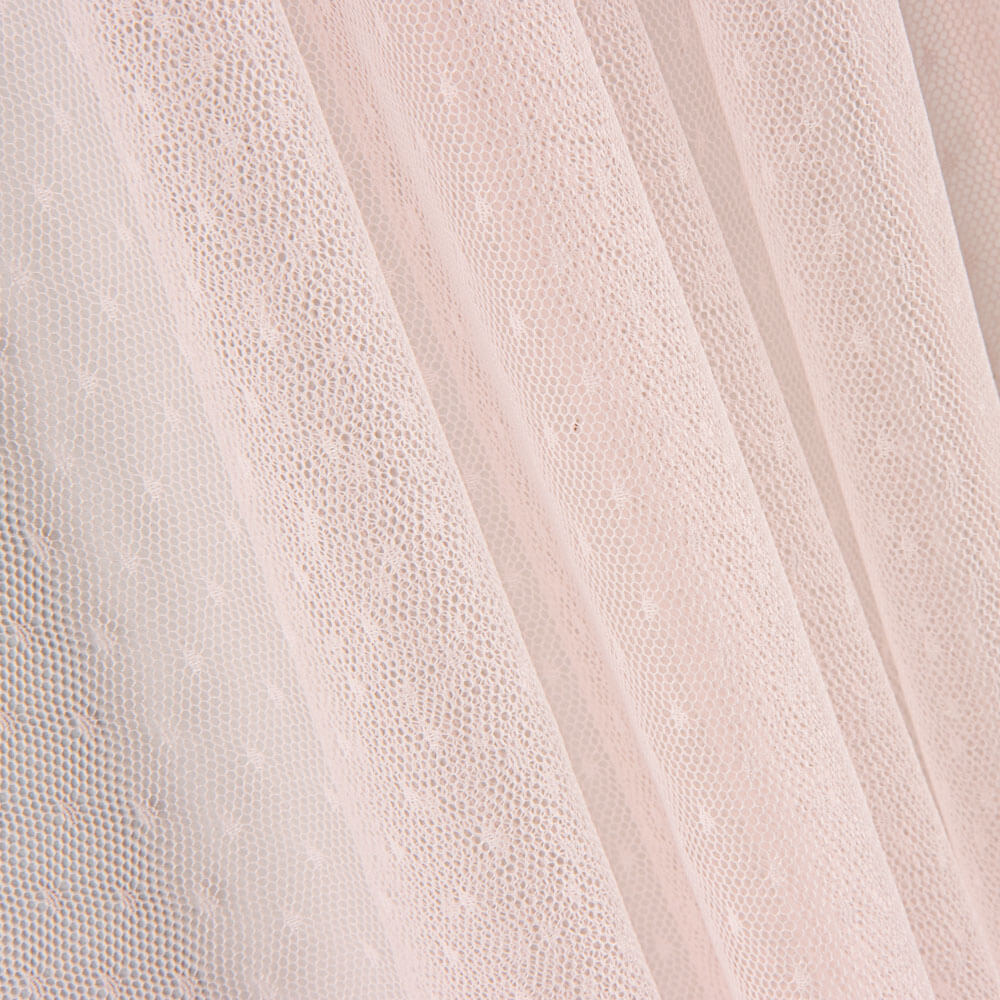 Tüll Plumeti Teardrop Pink - Ribes y Casals