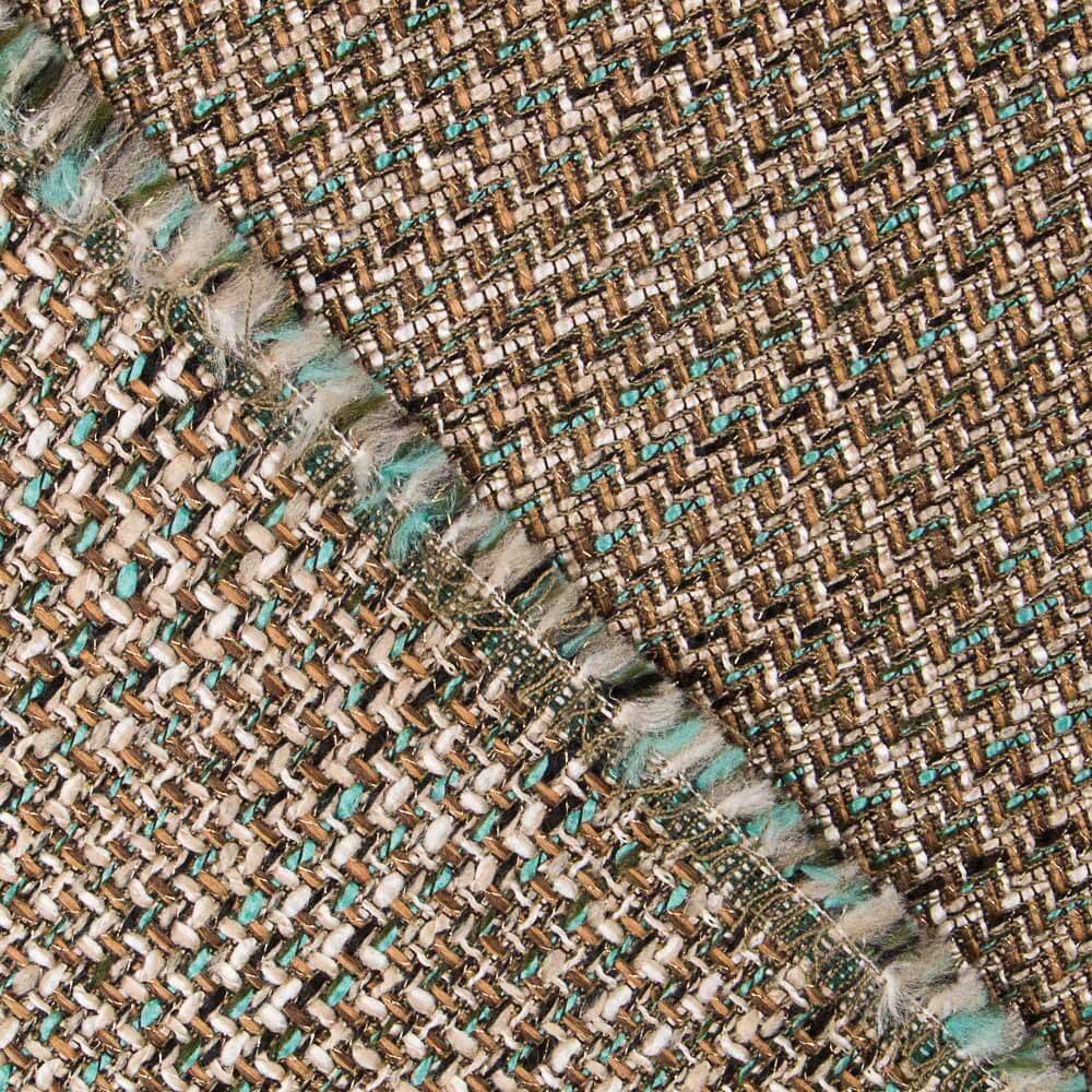Tweed Lurex Türkis - Ribes y Casals