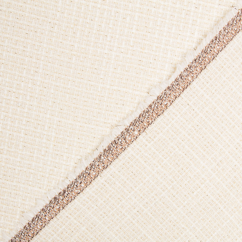 Tweed Chanel Lurex Ecru - Ribes y Casals