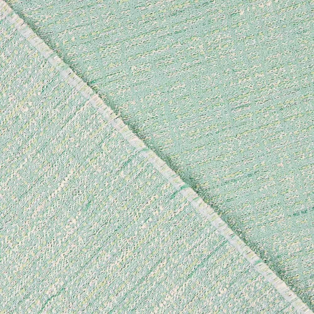 Tweed Lurex Aqua Grün - Ribes y Casals