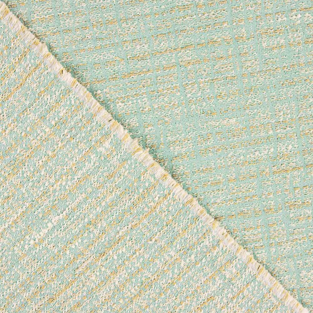 Lurex Tweed Light Aqua Grün - Ribes y Casals