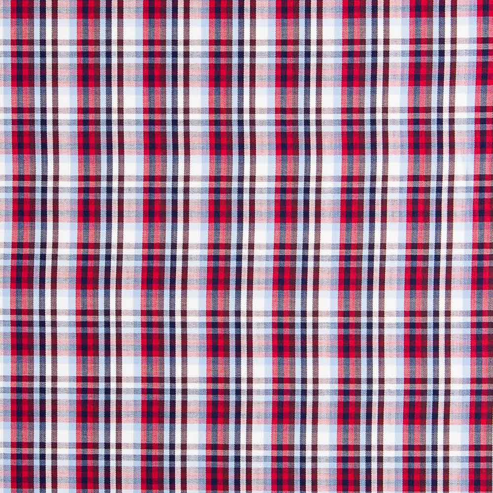 Zweifarbig kariertes Hemd aus Twill - Ribes y Casals