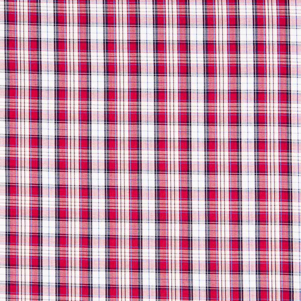 Kariertes Hemd aus Twill Rot - Ribes y Casals
