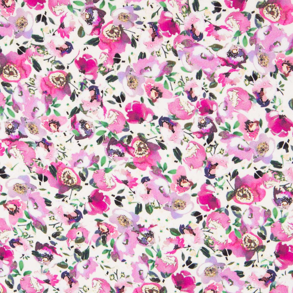 Twill Floral Lavendel - Ribes y Casals