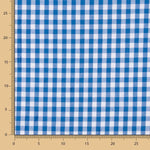 Baumwolle Vichy Baumwolle Quadrate Blau - Ribes y Casals