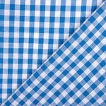 Baumwolle Vichy Baumwolle Quadrate Blau - Ribes y Casals